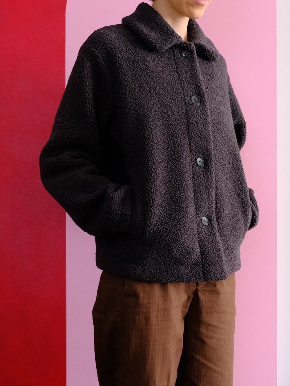Uniqlo Button-Up Fleece Jacket